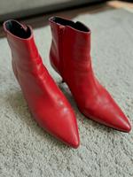 Rote Stiefeletten | Another A | Grösse 38 Düsseldorf - Bilk Vorschau
