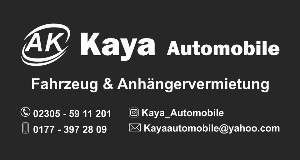 Transporter Mieten LKW Kasten bei Kaya Automobile in Castrop-Rauxel