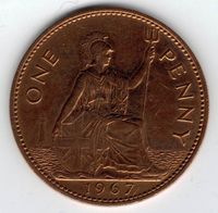 one penny 1967 Brandenburg - Brandenburg an der Havel Vorschau