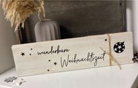Holz Deko Schild ⭐️Shabby Vintage Weihnachten Dekozauberei Schleswig-Holstein - Reher Vorschau