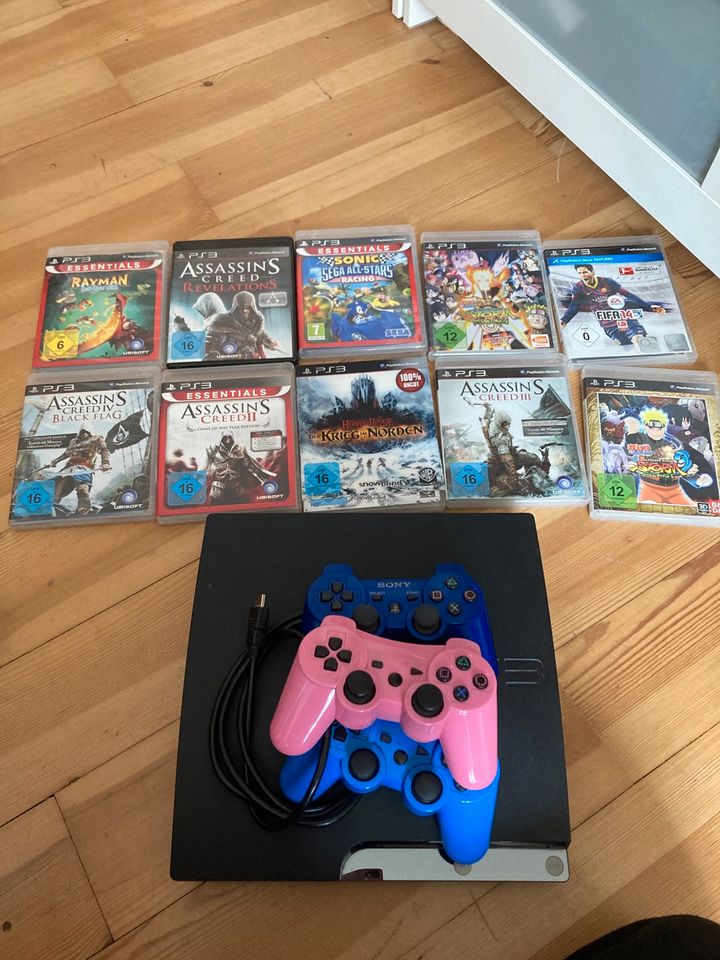 Playstation 3, 3 Controller, 10 Spiele in München