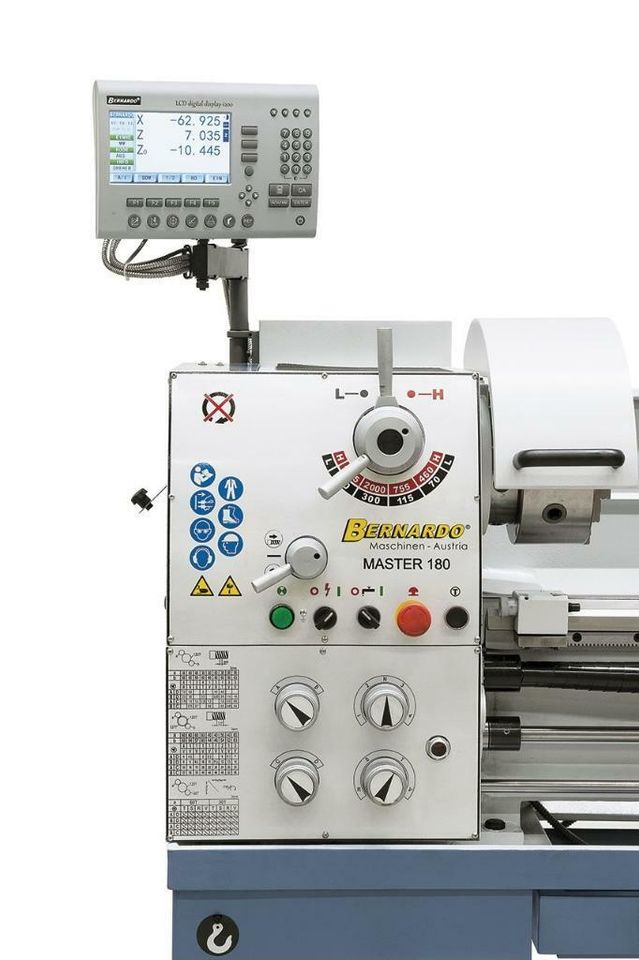 Drehmaschine Mechanikerdrehmaschine Drehbank Master 180 Digital in Mühltal 