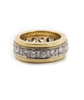 Ring mit Brillanten 750er Gold bicolor, Art.-Nr.: R00.79518 Nordrhein-Westfalen - Mönchengladbach Vorschau