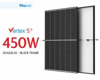 Trina Vertex 450 S+ N-Type Dual Glas 450 watt Solarmodul Pv Photovoltaik Solarpanel Solaranlage Photovoltaikmodul schwarzer Rahmen Hessen - Angelburg Vorschau