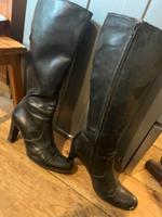 Riccardo Cortillione Lederstiefel schwarz 39 Brandenburg - Trebbin Vorschau