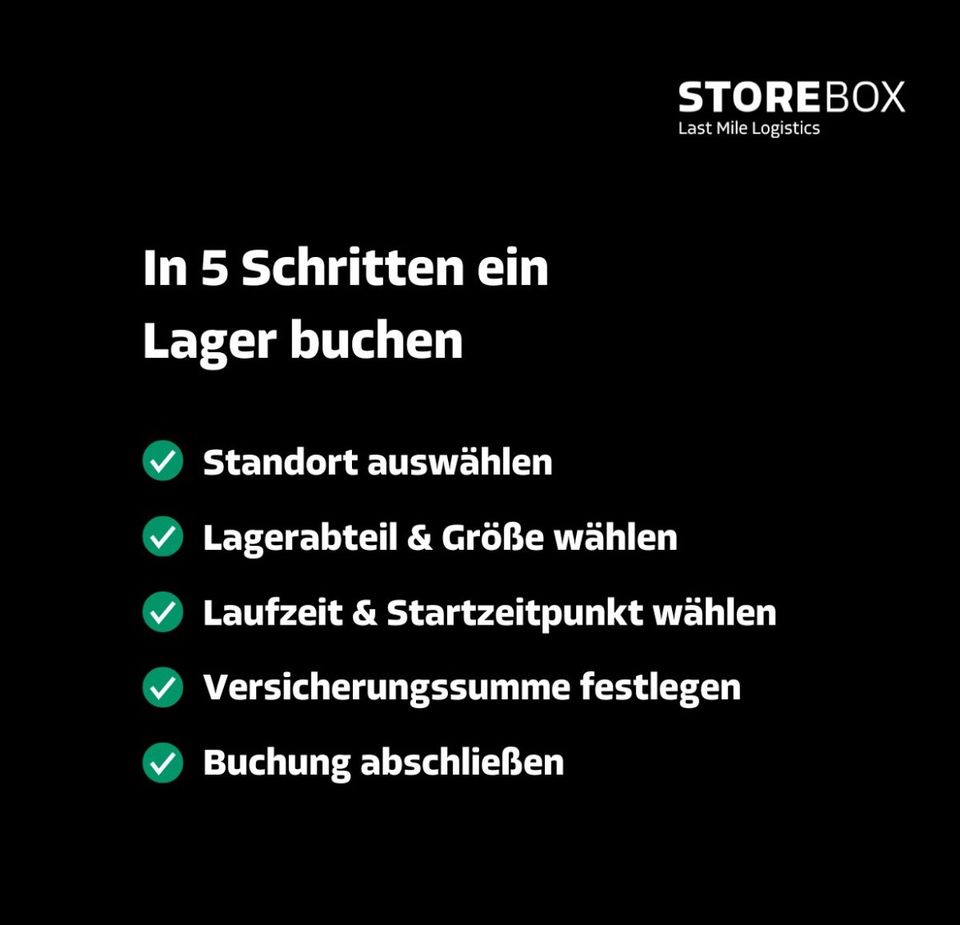 ⚡️ 1,4 m² Lagerbox mieten | Lagerfläche | ebenerdig | sicher | 24/7 Zugang ⚡️ in Berlin