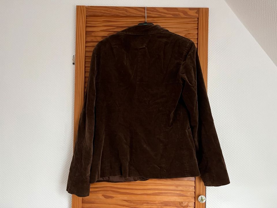 Personal Affairs pa Vintage Damen Blazer Samt Braun Größe 38 in Duisburg