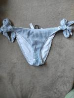 Gestreifte Bikinihose in blau und weiß Mecklenburg-Vorpommern - Greifswald Vorschau
