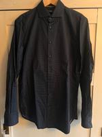 JAKE*S JAKE’S LUXURY Slim Fit Herren Hemd nachtblau Pünktchen 39 Frankfurt am Main - Gutleutviertel Vorschau