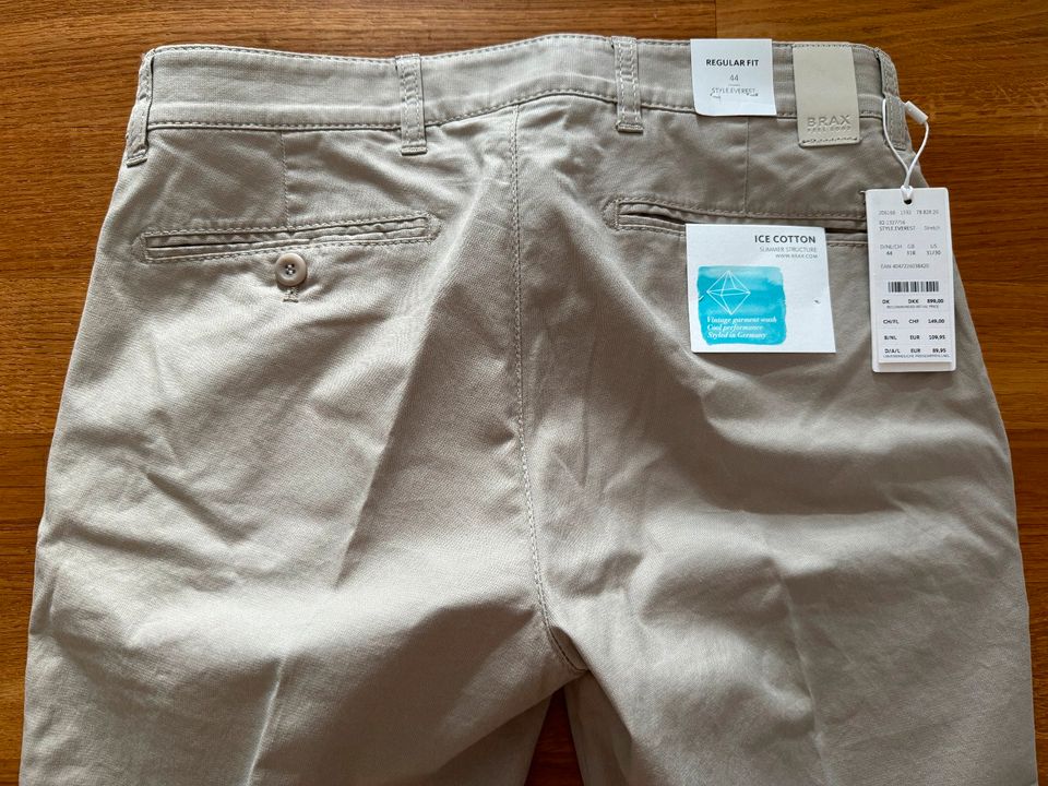 BRAX Style Everest NEU Hose Chino 44 sand Ice Cotton Baumwolle in Fredersdorf-Vogelsdorf