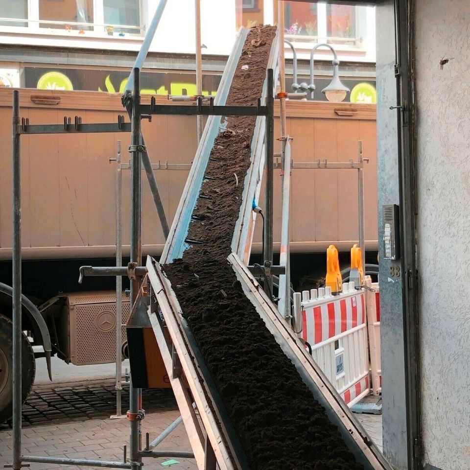 Vielseitige Einsatzmöglichkeiten auf Baustellen - Förderband in Hattersheim am Main