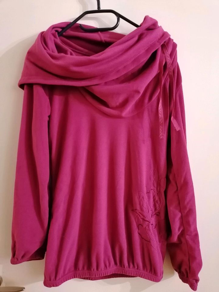 Pulli mit riesem Kragen von Decathlon, pink, Gr. S, NEU in Nußbaum