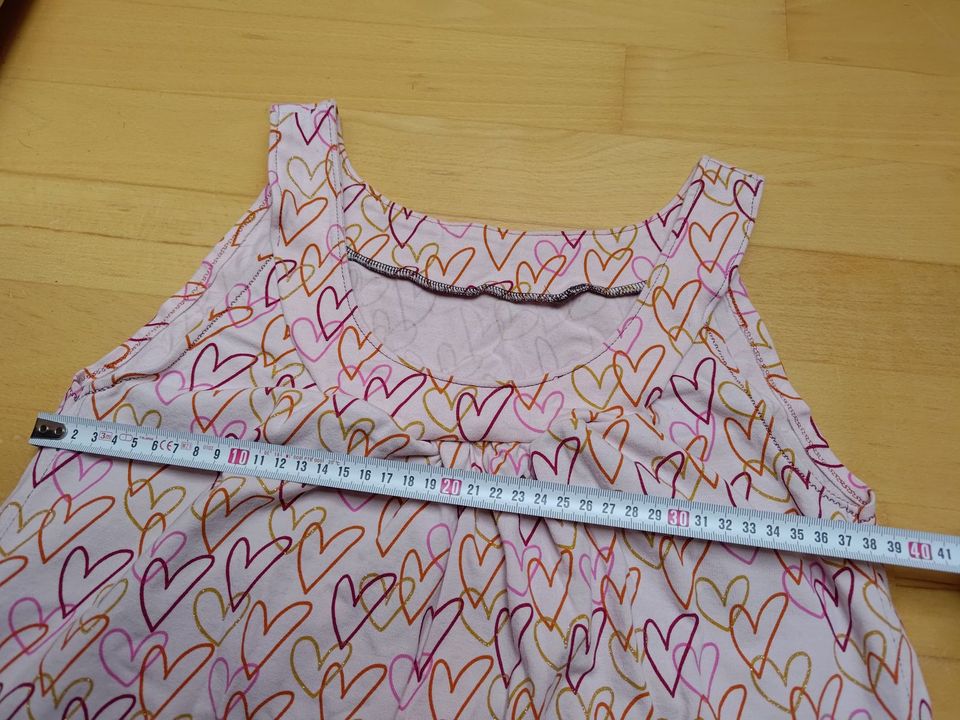 Unikat Handmade Genähtes Still-Top Herzen Glitzer Rosa Gr. S in Troisdorf