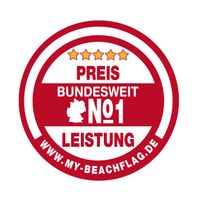 TOP Qualität: Beachflag Werbe-Fahnen 149€ beidseitig Druck -47% Eimsbüttel - Hamburg Schnelsen Vorschau