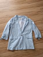 Blazer H&M 40 hellblau L gestreift Jacke Schleife Bayern - Wörth an der Isar Vorschau