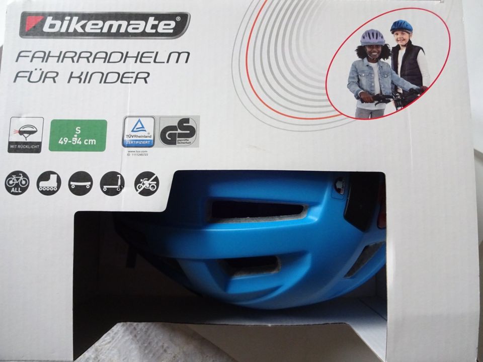 Fahrradhelm für Kinder Gr. S ( 49-54 cm.) Farbe Blau Neu OVP in Berlin