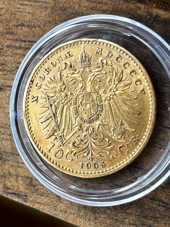 Österreich 10 Kronen 1905 Goldmünze in Leipzig