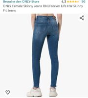 Only Female Skinny Jeans ONLForever Life High Waist Größe M/32 Niedersachsen - Wolfsburg Vorschau