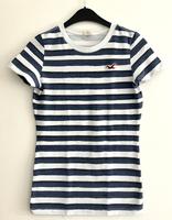 Hollister - Damen T-Shirt - blau-weiß-gestreift - Größe S-M Brandenburg - Potsdam Vorschau