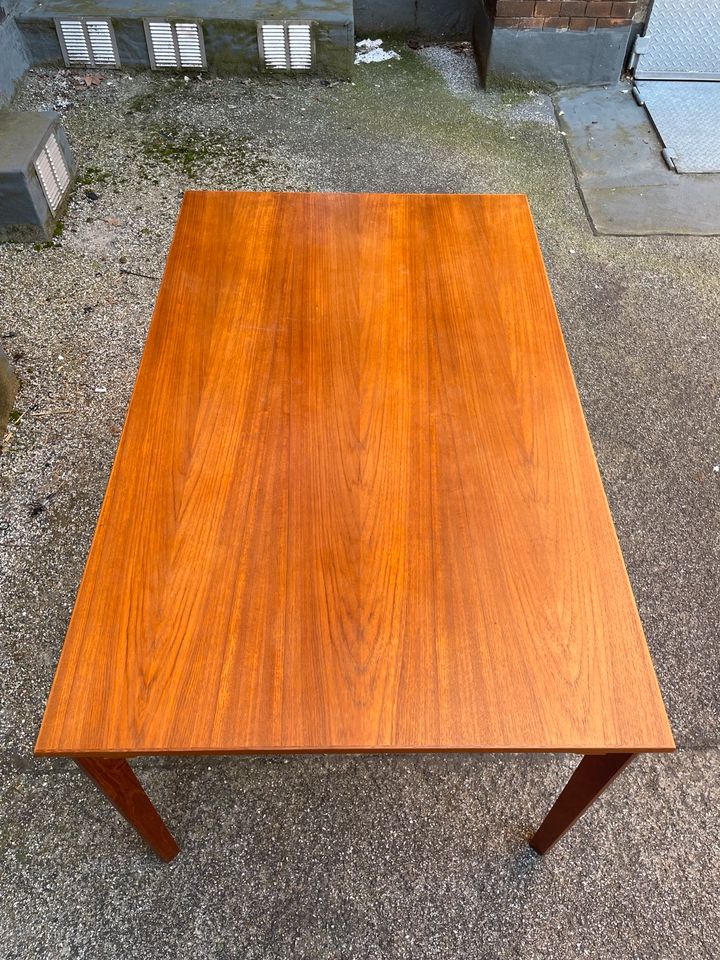 ◤ Esstisch Vintage Teak Dänisch Schreibtisch Esszimmer Stuhl Danish mid Century Tisch Holz table 50er 60er 70er in Berlin