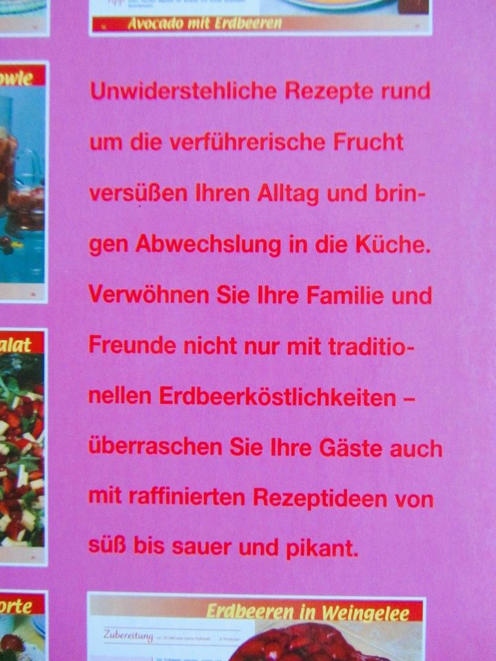 Buch „Erdbeerzeit“, Klassiker u. brandneue Rezeptideen in Nürtingen