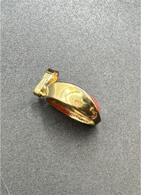 333 8k Gelbgold Corallen-Anhänger Schmuck f. Halskette Schmuck in Berlin