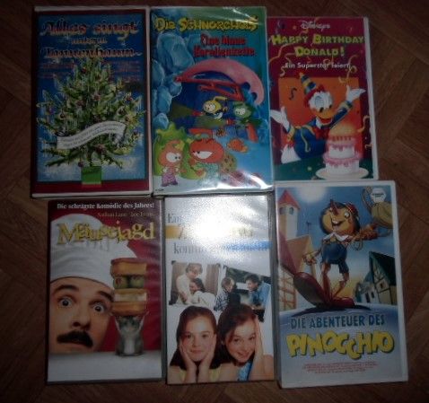 Disney VHS Sammlung Weihnachten Kindertag Nostalgie Video Film in Reiser