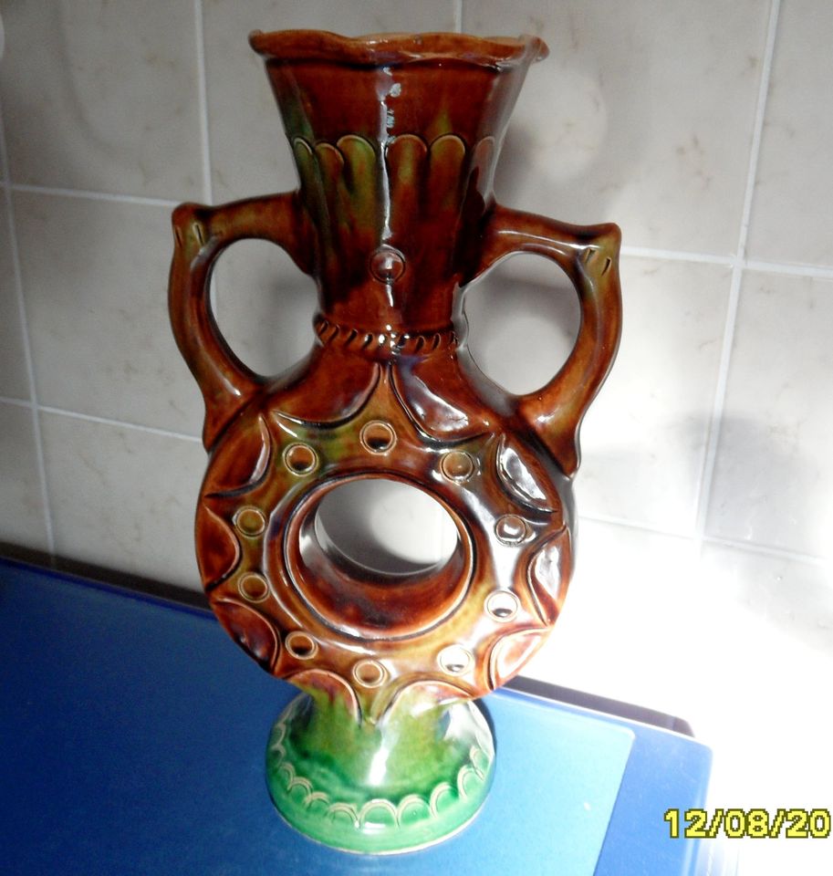 Vintage Alte schöne Vase Handarbeit vermutl. Keramik in Hannover