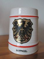 ROTTWEIL, Bierkrug mit Wappen, Steingut ca. 0,4/0,5L Bayern - Penzberg Vorschau