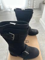 UGG Boots Gr.36 NEU Original Leder Stiefel Stiefeletten schwarz Bayern - Karlsfeld Vorschau