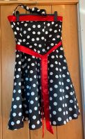 Faschingskostüm Rockabilly Kleid Polka Dots schwarz weiß Bayern - Falkenberg Vorschau