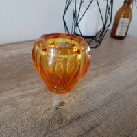 bernstein Bleikristall Vase geschliffen unsigniert alt vintage Thüringen - Bad Salzungen Vorschau