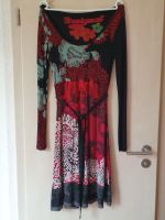 Desigual Kleid mit Rundhals-Ausschnitt, mit Bindegürtel, Gr. M (3 West - Zeilsheim Vorschau