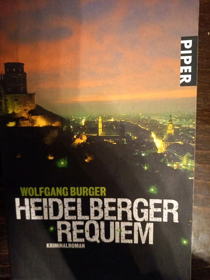 Wolfgang Burger - HEIDELBERGER REQUIEM Tb. (Krimi Heidelberg) in Heidelberg