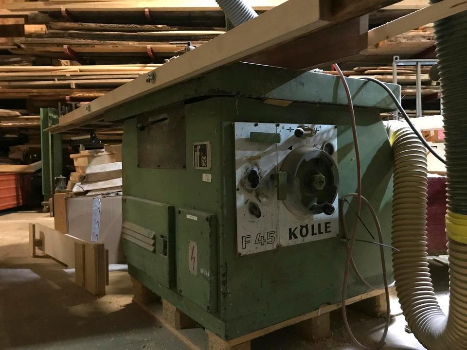Schwenkfräse Kölle mit Vorschub HolzHer Fräse Schwenkspindel in Halblech