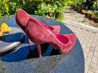 High Heels Buffalo London weinrot Velour Sachsen-Anhalt - Colbitz Vorschau
