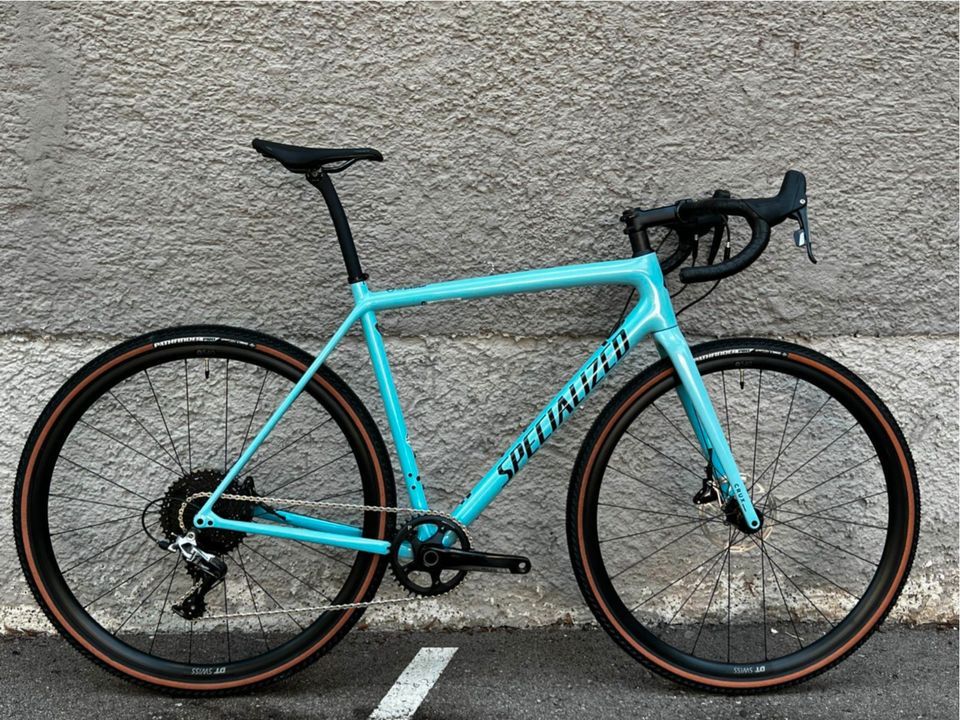 Specialized Crux Comp SRAM Rival Gloss Arctic Blue/Tarmac Black Size 61 **AKTION/NEU/SOFORT** in Rosenheim