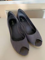 FlipFlop Peeptoe-Pumps mit Keilabsatz von flip*Flop in blau chamb Hessen - Langen (Hessen) Vorschau