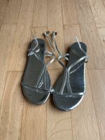 Sandalen metallic Silber Nordrhein-Westfalen - Dülmen Vorschau