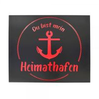 Metall-Wandbild "Heimathafen" schwarz/rot Nordrhein-Westfalen - Castrop-Rauxel Vorschau