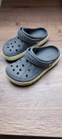 Crocs C 12 (29/30) Kinder grau, weiß, grün Nordrhein-Westfalen - Hille Vorschau