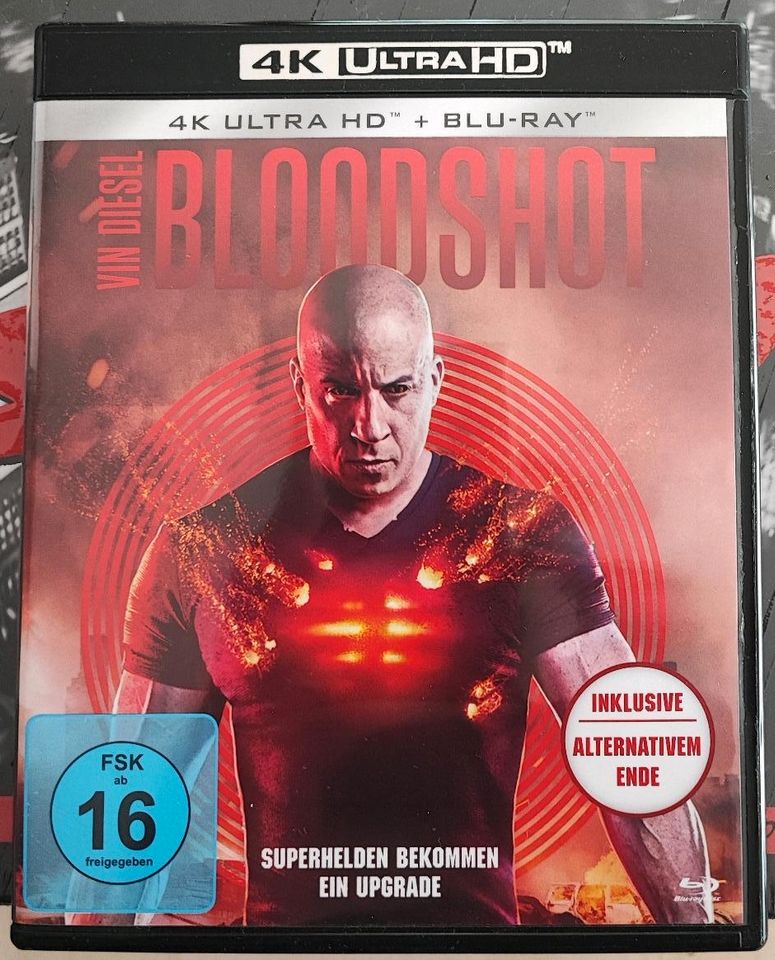 Bloodshot/BvS/Man of Steel - 4k/UHD/Bluray/3D Bluray - Englisch in Villingen-Schwenningen