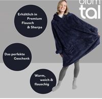 Blumtal Hoodie Decke Größe M als Oversize blau Mecklenburg-Vorpommern - Neubrandenburg Vorschau