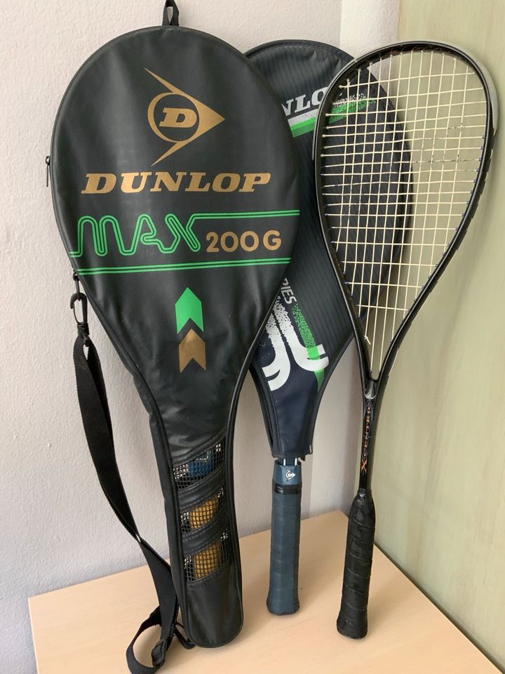 2 Tennis- und 1 Squash-Schläger im Bundle zu verkaufen in Landshut