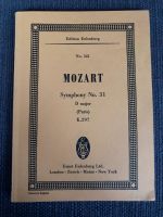 Eulenburg Taschenpartitur Mozart Symphonie Nr. 31 D-dur Hessen - Neu-Isenburg Vorschau