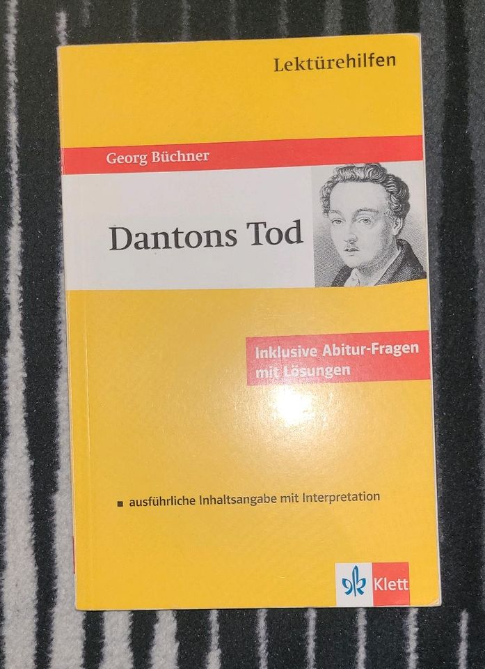 Dantons Tod, Büchner - Buch und Lektüreschlüssel / Lektürhilfe in Dortmund