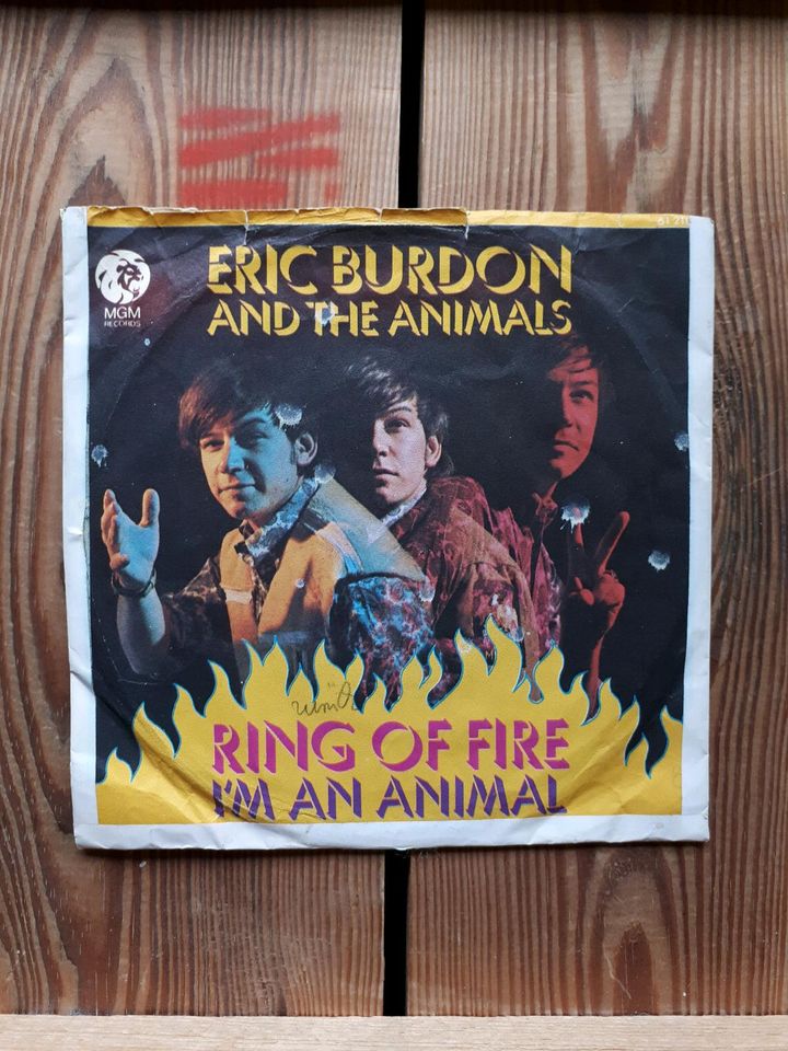 Eric Burdon And The Animals Single Schallplatte Ring Of Fire in Böhl-Iggelheim