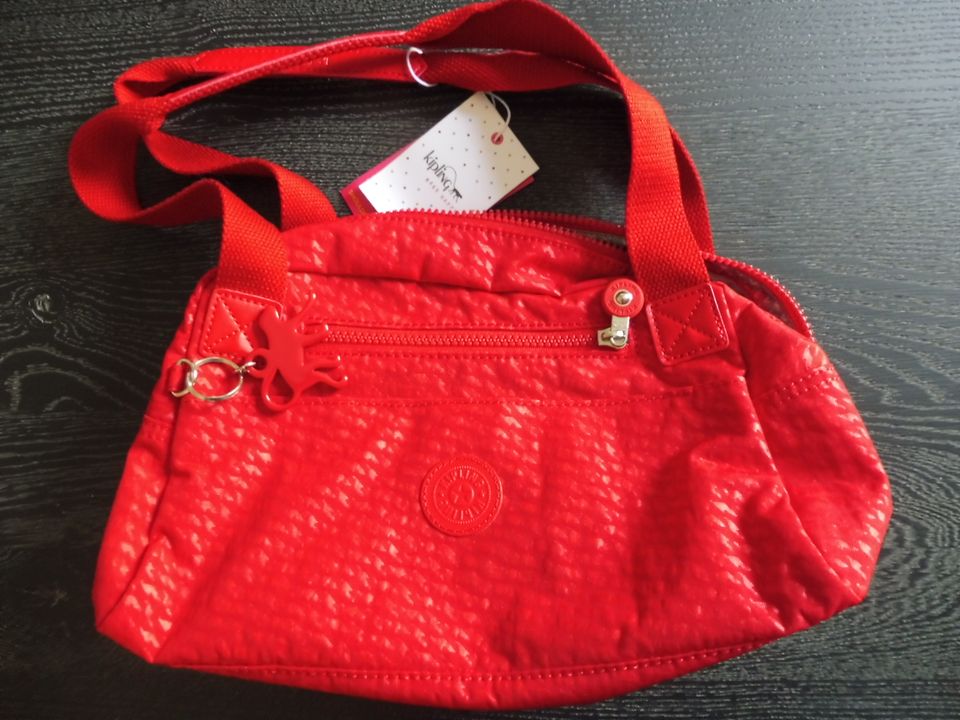 KIPLING Handtasche Schultertasche Tasche rot ANNE-LOU, L 17 c m B in Bochum