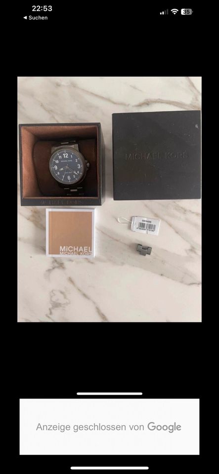 Michael Kors Herrenuhr Uhr Armbanduhr Wie NEU in Bochum