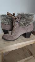 Tamaris Damen Stiefelette | Wildleder | Taupe | Gr. 40 Bayern - Neufahrn Vorschau